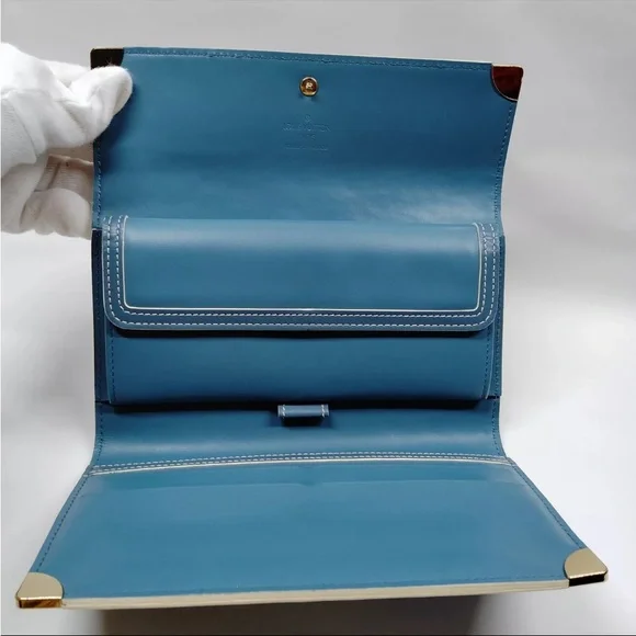 Suhali Porte Tresor International Wallet Blue - Picture 3 of 7